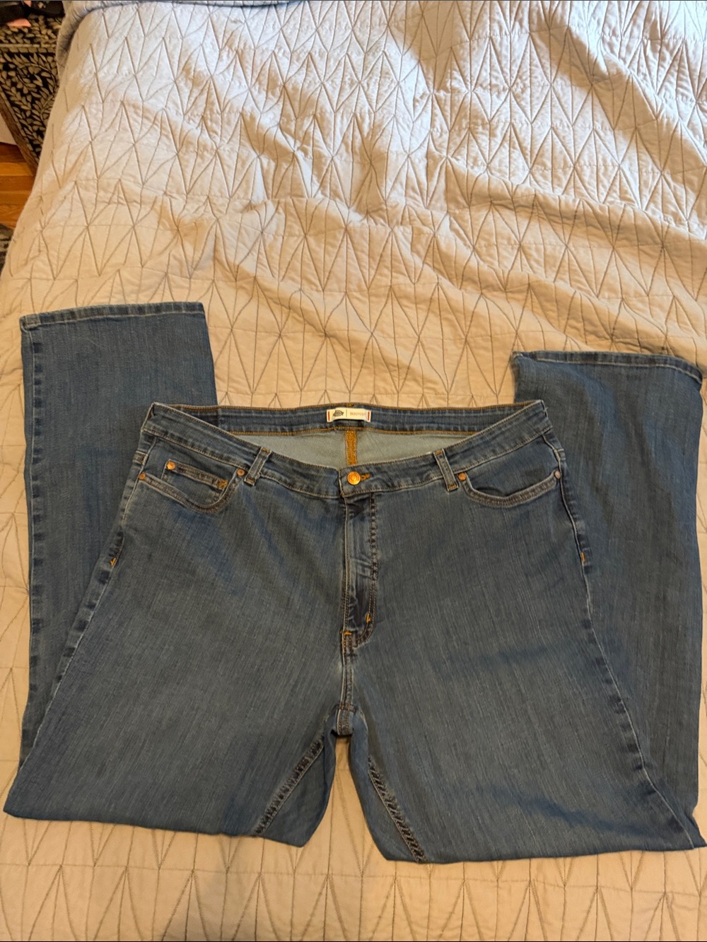 Women’s Dickies Boot Cut Jeans in Medium Blue